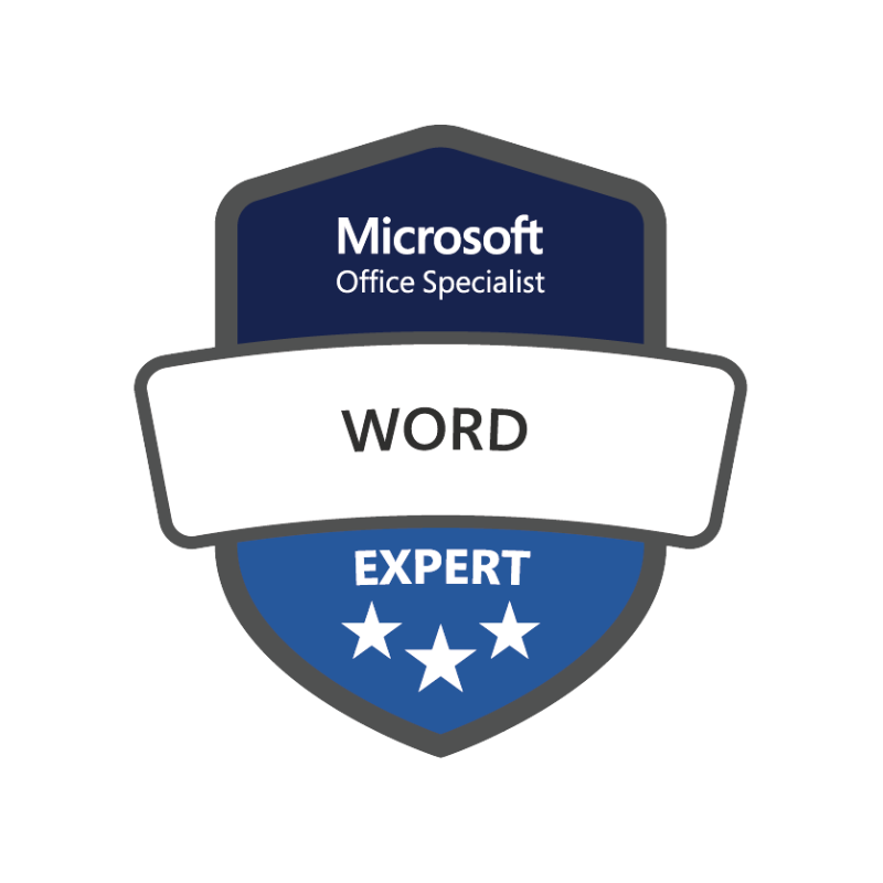 Microsoft Office Specialist: Word Expert (Microsoft 365 Apps)