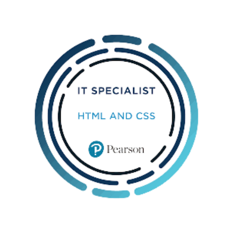 IT Specialist – HTML and CSS Certification Bundle