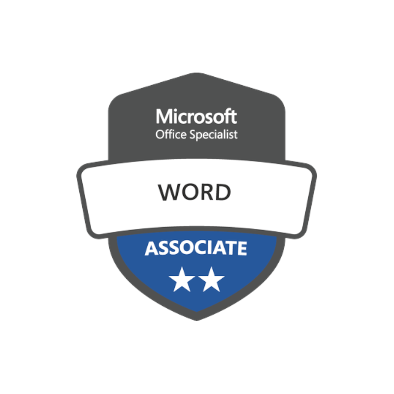 Microsoft Office Specialist: Word Associate (Microsoft 365 Apps)